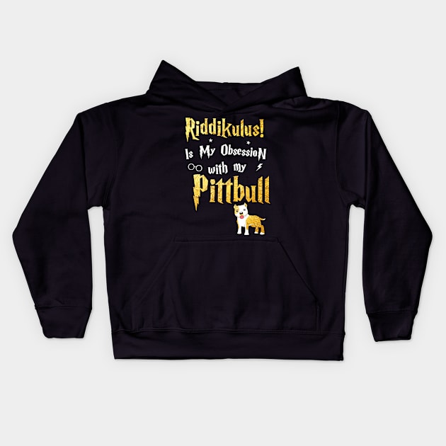 Pitbull Kids Hoodie by dogfather